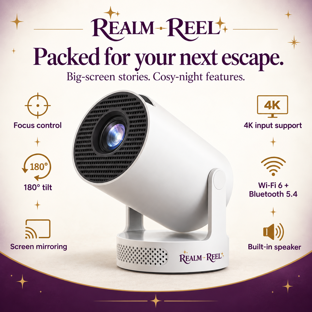 Realm Reel™ Projector