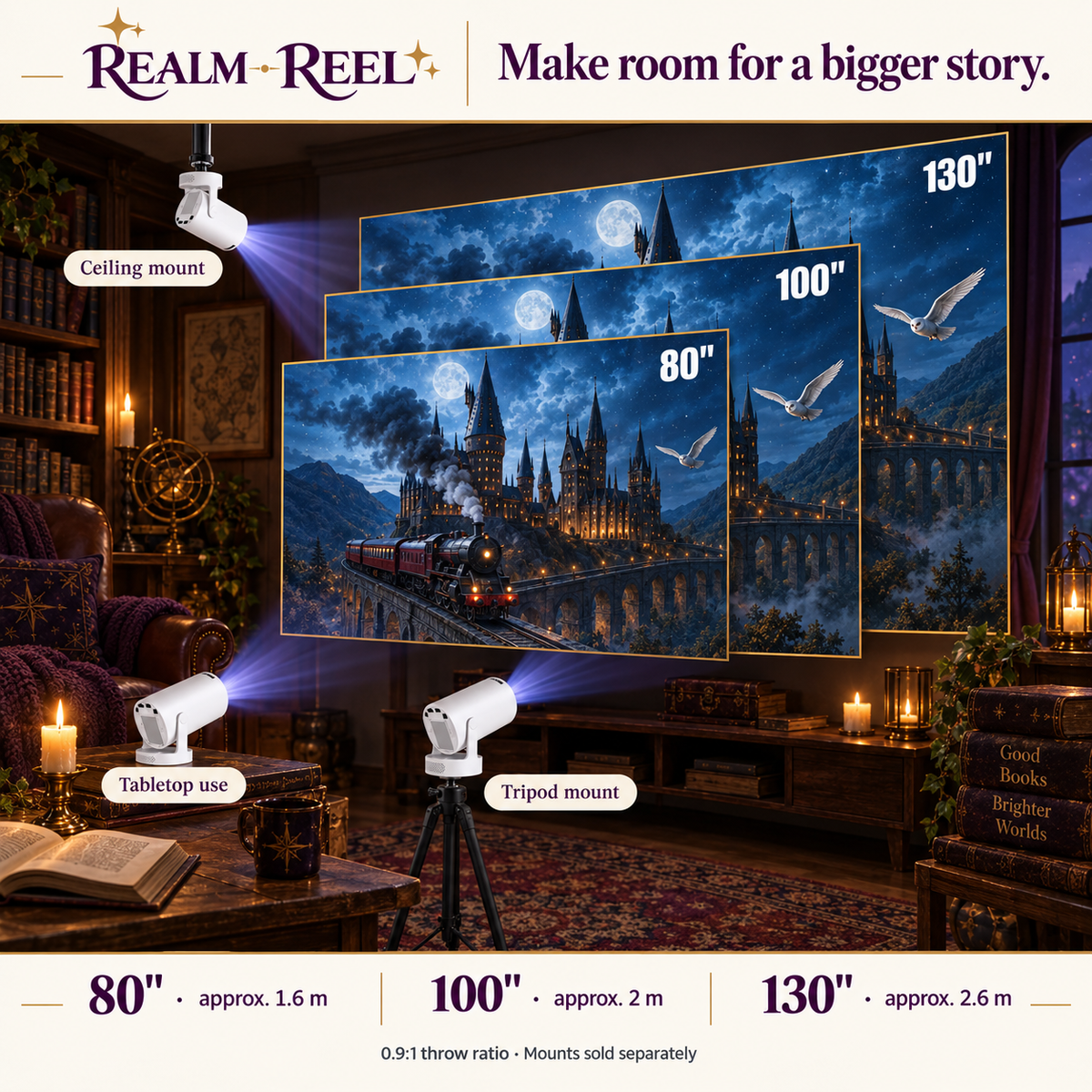 Realm Reel™ Projector